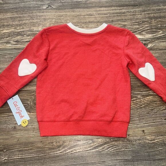 Infant/Toddler Girls Red Heart Sloth Valentine Baby Sweatshirt. Size 2T. NWT. 3 - Picture 6 of 6